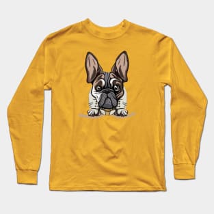 dog in pocket funny puppy for dog lover Bulldog Long Sleeve T-Shirt